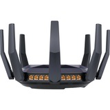 ASUS RT-AX89X AX6000 AiMesh trådløs router Ethernet Dual-band (2,4 GHz / 5 GHz) Sort Sort/Guld, Wi-Fi 6 (802.11ax), Dual-band (2,4 GHz / 5 GHz), Ethernet LAN, 3G, Sort, Bordplade router