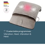 Beurer Fodmassagestol med varme FM 28, Massage pude grå