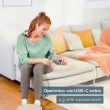 Beurer Fodmassagestol med varme FM 28, Massage pude grå