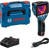 Bosch GTC 600 C Noise equivalent temperature difference (NETD) IR Sort, Blå 256 x 192 pixel Indbygget skærm LCD, Thermodetektor Blå/Sort, Noise equivalent temperature difference (NETD), -20 - 600 °C, 9 Hz, 50 mK, Termisk, 2 °C