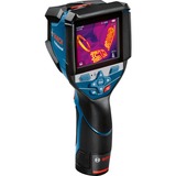Bosch GTC 600 C Noise equivalent temperature difference (NETD) IR Sort, Blå 256 x 192 pixel Indbygget skærm LCD, Thermodetektor Blå/Sort, Noise equivalent temperature difference (NETD), -20 - 600 °C, 9 Hz, 50 mK, Termisk, 2 °C