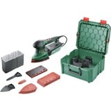 Bosch Multisliber PSM 200 AES + 29 dele tilbehørssæt, Multi Sander Grøn