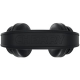 CHERRY JA-2200 Headset Ledningsført Spil Sort, Gaming headset Sort, Ledningsført, 20 - 20000 Hz, Spil, 325 g, Headset, Sort