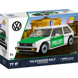 COBI Volkswagen Golf (1974) Politi, Bygge legetøj Hvid