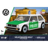 COBI Volkswagen Golf (1974) Politi, Bygge legetøj Hvid