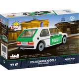 COBI Volkswagen Golf (1974) Politi, Bygge legetøj Hvid