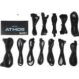 Chieftec Atmos enhed til strømforsyning 750 W 20+4 pin ATX ATX Sort, PC strømforsyning Sort, 750 W, 100 - 240 V, 50/60 Hz, 9 - 4.5 A, 9 A, 4,5 A