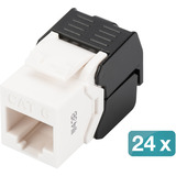 Digitus CAT 6 Keystone modul, uskærmet - 24 stk. 
