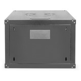 Digitus DN-19 07U-6/6-SW stativ 7U Vægmonteret stativ Sort, IT kabinet Sort, Vægmonteret stativ, 7U, 100 kg, Nøglelås, Rack skinner, Sort