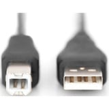 Digitus USB 2.0 tilslutningskabel USB-A (stik) > USB-B (stik) Sort