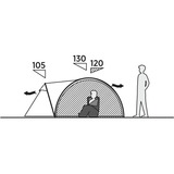 Easy Camp Kuplen telt Setesdal 4 olivengrøn