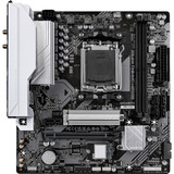 GIGABYTE B650M GAMING WIFI6E, Bundkort Sort/Sølv