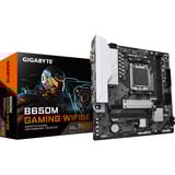GIGABYTE B650M GAMING WIFI6E bundkort AMD B650 Sokkel AM5 micro ATX Sort/Sølv, AMD, Sokkel AM5, AMD Ryzen 7000 Series, AMD Ryzen 8000 Series, AMD Ryzen 9000 Series, Sokkel AM5, DDR5-SDRAM, 256 GB