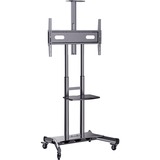 HAGOR HP Twin Stand HD 2,13 m (84") Sort, Stand system Sort, 90 kg, 2,13 m (84"), 139,7 cm (55"), 800 x 500 mm, 1350 - 1650 mm