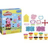 Hasbro Peppa Pig Stylin Set Modeling clay playset 458 g Flerfarvet 1 stk, Ælt Modeling clay playset, Flerfarvet, Barn, 20 stk, Plastikgryde, 9 farver
