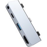 Hyper Drive HD 319E USB 3.2 Gen 2 (3.1 Gen 2) Type-C Sølv, Docking station Sølv
