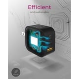ICY BOX IB-PS103-PD, Oplader Sort