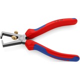 KNIPEX KP-1102160 Kabelstrippere, Wire stripper tænger Beskyttende isolering, 165 g, Blå, Rød