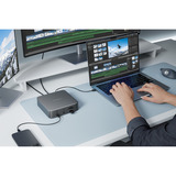 Kensington Thunderbolt 5 Triple 4K Dockingstation SD5010T5EQ, Docking station Sølv