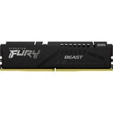 Kingston FURY FURY Beast hukommelsesmodul 32 GB 1 x 32 GB DDR5 5200 Mhz Sort, 32 GB, 1 x 32 GB, DDR5, 5200 Mhz, 288-pin DIMM