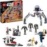 LEGO Star Wars Battle Pack med klonsoldater og kampdroider, Bygge legetøj Byggesæt, 7 År, Plast, 215 stk, 227 g