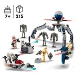LEGO Star Wars Battle Pack med klonsoldater og kampdroider, Bygge legetøj Byggesæt, 7 År, Plast, 215 stk, 227 g