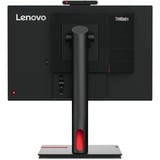 Lenovo TIO22Gen5Touch(A23TIO22T), LED-skærm Sort