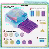 MGA Entertainment Wonder Factory Dough Creation Station Modeleringsvoks 171 g Flerfarvet 8 stk, Ælt Modeleringsvoks, Flerfarvet, Barn, 14 stk, Dreng/Pige, 3 År