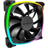 Montech AX120 PWM 120x120x25, Sag fan Sort