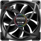 Montech AX120 PWM 120x120x25, Sag fan Sort