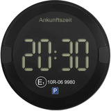OOONO Elektronisk parkeringsskive P-DISC NO2, fuldautomatisk parkeringsur, Parkeringsautomat 
