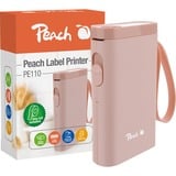 Peach PE110 etiketprinter Direkte termisk 203 x 203 dpi 60 mm/sek. Trådløs Bluetooth Pink, Direkte termisk, 203 x 203 dpi, 60 mm/sek., Trådløs, Lyserød