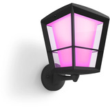 Philips White & Color Ambiance Econic Outdoor stående væglampe, LED lys Sort