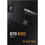 SAMSUNG 870 EVO 2.5" 1000 GB Serial ATA III V-NAND, Solid state-drev 1000 GB, 2.5", 560 MB/s, 6 Gbit/sek.