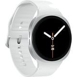 SAMSUNG Galaxy Watch 8 3,81 cm (1.5") AMOLED 44 mm Digital 480 x 480 pixel Berøringsskærm Sølv Wi-Fi GPS (satellit), SmartWatch Sølv, 3,81 cm (1.5"), AMOLED, Berøringsskærm, 32 GB, GPS (satellit), 34 g