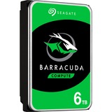 Seagate Barracuda 6TB 3.5" 6000 GB Serial ATA III, Harddisk 3.5", 6000 GB, 5400 rpm