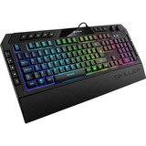 Sharkoon Skiller SGK5 tastatur USB Italiensk Sort, Gaming-tastatur Sort, It-layout, Gummi dome, Fuld størrelse (100 %), USB, RGB LED, Sort