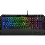 Sharkoon Skiller SGK5 tastatur USB Italiensk Sort, Gaming-tastatur Sort, It-layout, Gummi dome, Fuld størrelse (100 %), USB, RGB LED, Sort