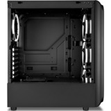 Sharkoon TK5M RGB renoveret, Towerkabinet Sort