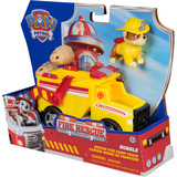 Spin Master PAW VHC Fire Rsc Lrg Vhc Rubble GML, Spil køretøj PAW Patrol PAW VHC Fire Rsc Lrg Vhc Rubble GML, Skraldevogn, 3 År, Plast, Rød, Gul