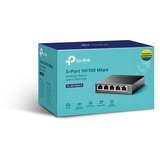 TP-Link TL-SF1005LP netværksswitch Ikke administreret Fast Ethernet (10/100) Strøm over Ethernet (PoE) Sort Ikke administreret, Fast Ethernet (10/100), Strøm over Ethernet (PoE)