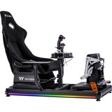Thermaltake GF500 Flight Simulator Cockpit Black, Sim Rig Sort