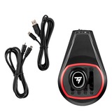 Thrustmaster TH8S Shifter Racing wheel shifter add-on, Gearstang Sort/Rød, PlayStation 5, PlayStation 4, Xbox One, Xbox Series S, Xbox Series X, PC, Racing wheel shifter add-on, Sort, Rød, Metal, USB, Ledningsført