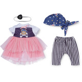 ZAPF Creation BABY born® Piratpige-outfit 43cm, Dukke tilbehør 