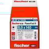 fischer PowerFast II 8,0x140 SK TX TG blvz, 566358, Skrue 