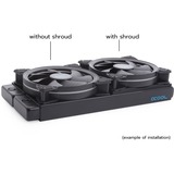 Alphacool 24831, Monteringsrammen Sort