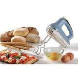 Ariete 1548/05 Håndmixer 450 W Lyse Blå, Håndmikser Lyseblå, Håndmixer, Lyse Blå, Ælte, Mikse, Knapper, Løftestang, Rustfrit stål, 450 W