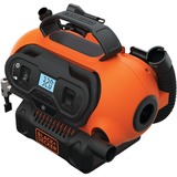 BLACK+DECKER BDCINF18N-QS luftkompressore 160 l/min Vekselstrøm/cigartænder, Luftpumpe Orange/Sort, 160 l/min, 11,03 bar