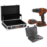 BLACK+DECKER Batteridrevet slagboremaskine/skruemaskine BDCHD18B2FC, 18 volt, Slagborer skruemaskine Sort/Orange
