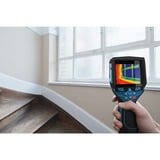 Bosch GTC 400 C Professional Noise equivalent temperature difference (NETD) Sort, Blå 2000 mAh 160 x 120 pixel Indbygget skærm, Thermodetektor Blå/Sort, Noise equivalent temperature difference (NETD), -10 - 400 °C, 3 °C, 160 x 120 pixel, Sort, Blå, 8,89 cm (3.5")